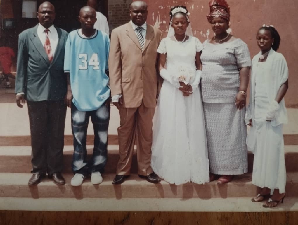 Family Celebration on the Church Steps